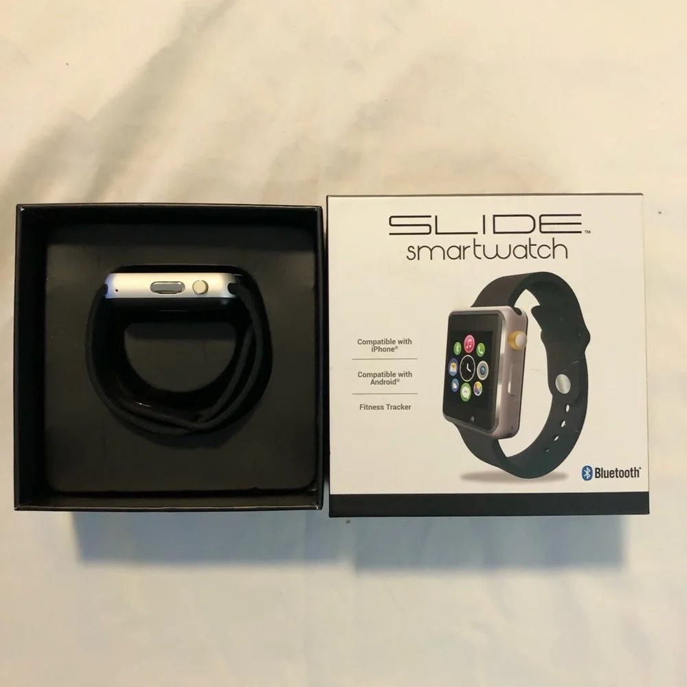 SLIDE Smartwatch, Black, Model SW300-BK